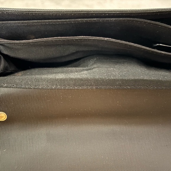 Vintage NIMA 80’s Silver Leopard Elegant Black Shoulder Bag Chain Strap Unique - Picture 5 of 5